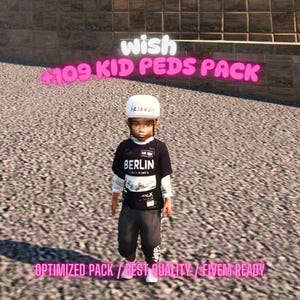 109+ Kid Ped Pack | PEDS | Fivem GTAV | Optimized | Drag and Drop Files | Best Quality |