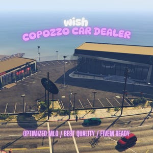 Copozzo Car Dealer | MLO/MAP | Fivem GTAV | Optimized | Drag and Drop Files | Best Quality |
