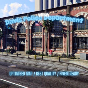 Service de police de Davis | MLO/MAP | Fivem GTAV | Optimisé | Fichiers glisser-déposer | Meilleure qualité |