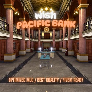 Pacific Bank | MLO/MAP | Fivem GTAV | Optimized | Drag and Drop Files | Best Quality |