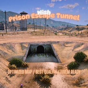 Prision Escape Tunnel | MLO / MAP | Fivem GTAV | Optimized | Drag and Drop Files | Best Quality |