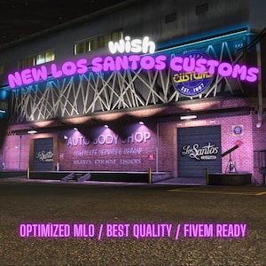 New Los Santos Customs | MLO/MAP | Fivem GTAV | Optimized | Drag and Drop Files | Best Quality |