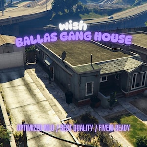 Ballas Gang House | MLO/MAP | Fivem GTAV | Optimized | Drag and Drop Files | Best Quality |