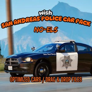 San Andreas Police Car Pack | Fivem GTAV | Optimized | Drag and Drop Files | Best Quality |