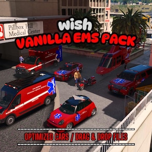 Vanilla EMS Car Pack | Fivem GTAV | Optimized | Drag and Drop Files | Best Quality |