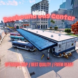 Bus Dashound Center | MLO / MAP | Fivem GTAV | Optimized | Drag and Drop Files | Best Quality |