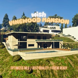 Vinewood Mansion | MLO/MAP | Fivem GTAV | Optimized | Drag and Drop Files | Best Quality |