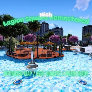 Legion Square Remastered | MLO/MAP | Fivem GTAV | Optimized | Drag and Drop Files | Best Quality |