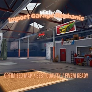 Import Garage Mechanic | MLO/MAP | Fivem GTAV | Otimizado | Arraste e solte arquivos | Melhor qualidade |
