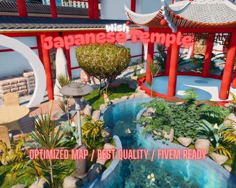 Japanese Temple | MLO/MAP | Fivem GTAV | Optimized | Drag and Drop Files | Best Quality |