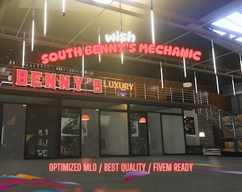 South Benny&#39;s Mechanic | MLO/MAP | Fivem GTAV | Optimized | Drag and Drop Files | Best Quality |
