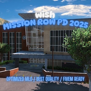 Mission Row Pd 2025 | MLO/MAP | Fivem GTAV | Optimisé | Fichiers glisser-déposer | Meilleure qualité |