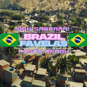 Carte des favelas du Brésil pour GTA 5 FiveM