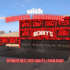 Benny&#39;s Mechanic | MLO/MAP | Fivem GTAV | Optimized | Drag and Drop Files | Best Quality |