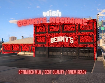 Benny&#39;s Mechanic | MLO/MAP | Fivem GTAV | Optimized | Drag and Drop Files | Best Quality |