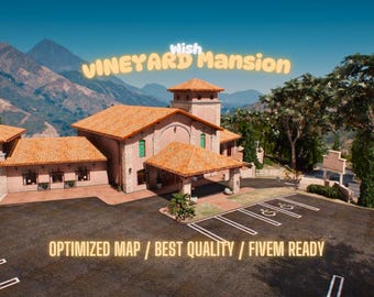 Vineyard Mansion | MLO/MAP | Fivem GTAV | Optimized | Drag and Drop Files | Best Quality |