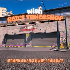 Red&#39;s TunerShop | MLO/MAP | Fivem GTAV | Optimized | Drag and Drop Files | Best Quality |