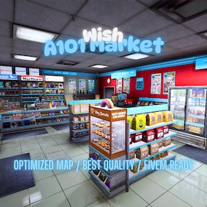 A101 Market | MLO / MAP | Fivem GTAV | Optimized | Drag and Drop Files | Best Quality |