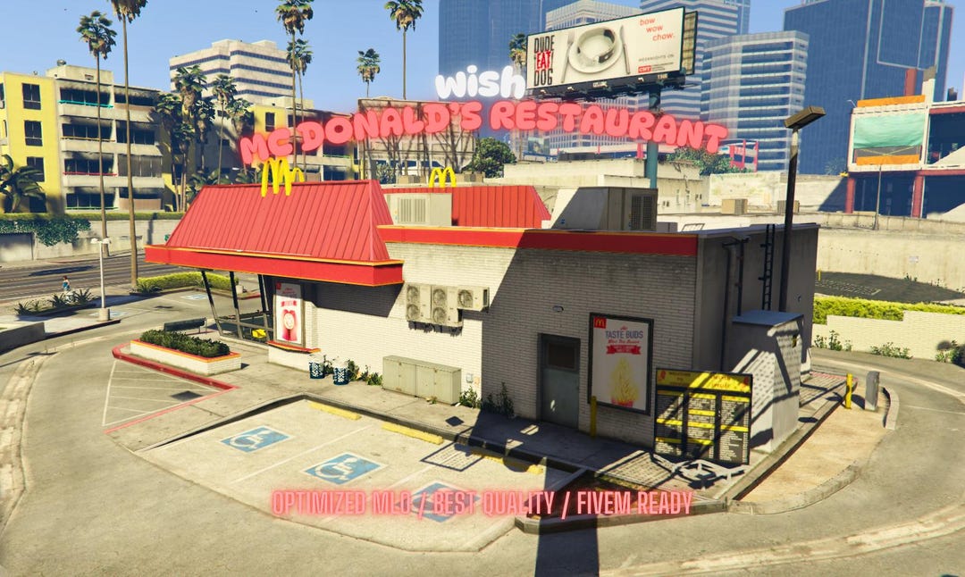 Mcdonald 39 s MLO MAP Fivem GTAV - Il 1080xN.7067284565 Pvy1