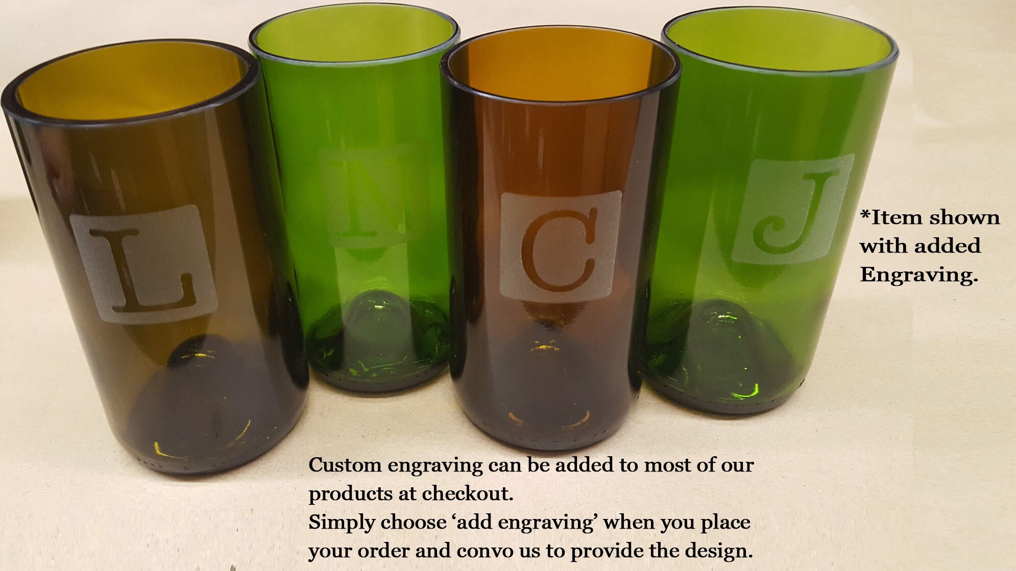 Set of 8 Glasses Wine Bottle Cups Water and Whisky Glass Etsy