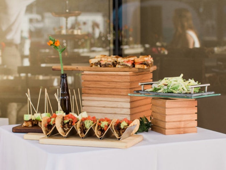 Stackable Catering Stands Nesting Food Display Stands Etsy