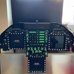 1:1 F/A-18 Simpit フロントセクション - 3D プリントファイル (STL) 互換 Winwing