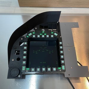 1:1 F/A-18 Simpit フロント左セクション - 3D プリント ファイル (STL) 互換 Winwing