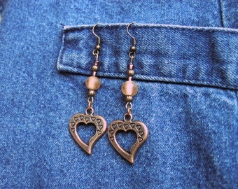 Pretty Open Heart Earrings