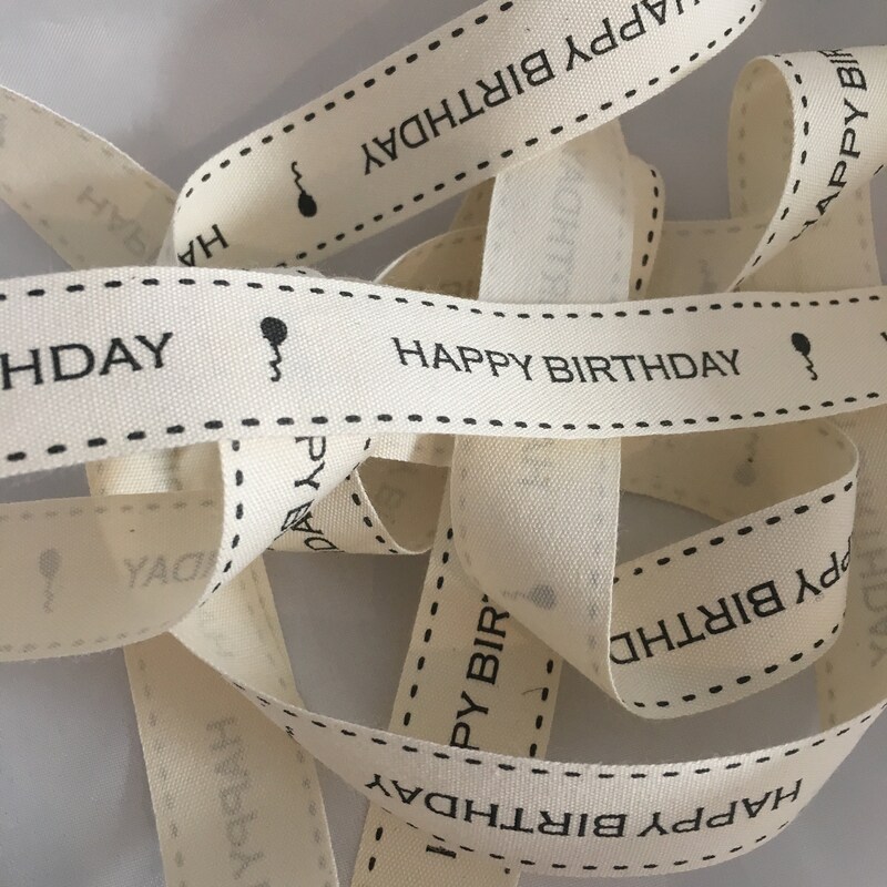Happy Birthday Ribbon - Etsy