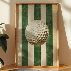 Golf Prints, Golf Poster, Vintage Golfball Kunstdruck, Retro Sport Dekor, Golf Geschenke, Vintage Wandkunst, Vintage Golf Kunst, digitaler Download