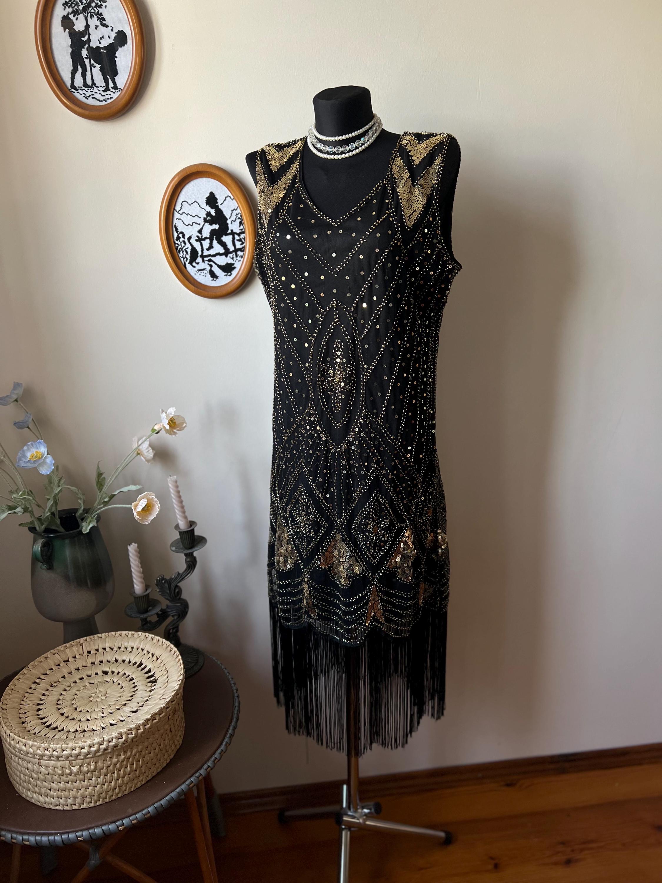 Great Gatsby Black Dress - Etsy