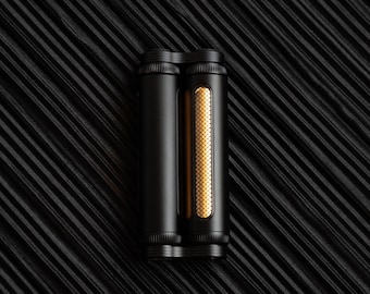 Aluminum LED Smooth Fidget Roller | Quiet Desk Toy for Focus | Gift for Him