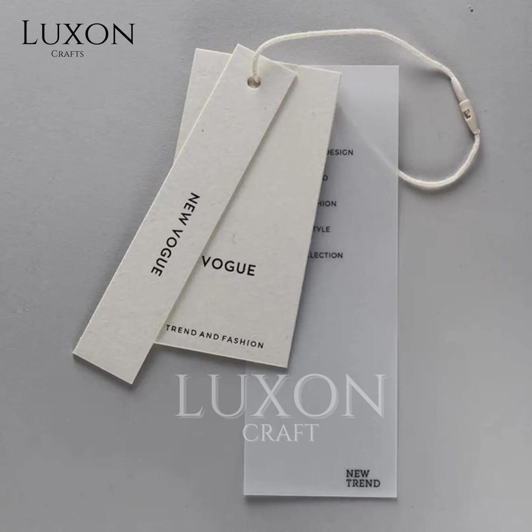 Custom Hang Tags - Clothing Tags, Product Tags, Swing Tags, Minimalist ...