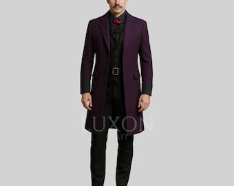 Purple Victorian Gothic Tailcoat | Handmade Steampunk Vampire Coat
