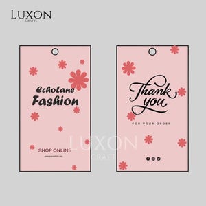 Custom Hang Tags Embossed or Debossed – Personalized Logo Tags for Gifts, Clothing & Packaging – Luxury Product Branding Tags