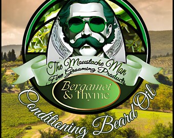 Bergamot & Thyme Conditioning Beard Oil - 10ml / .33oz.