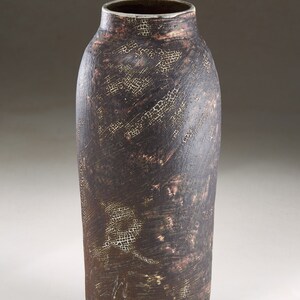 Vase in Dark Brown Ceramic Art by Boris Vitlin Catalog 149 GMB image 2