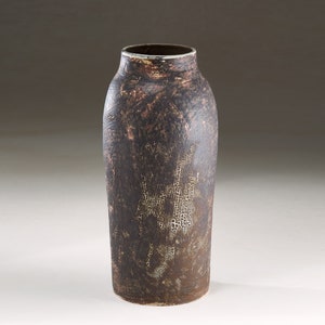 Vase in Dark Brown Ceramic Art by Boris Vitlin Catalog 149 GMB image 1