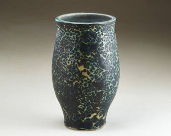 Textured Vase - Ceramic Art - by Boris Vitlin (catalog #62, GMB)