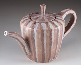 Striped Teapot - Original Ceramic Art by artist  Boris Vitlin (GMB)