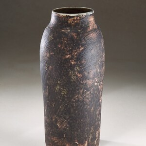 Vase in Dark Brown Ceramic Art by Boris Vitlin Catalog 149 GMB image 3