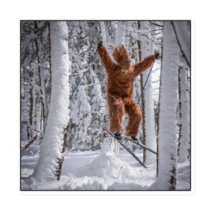 Aimant Sasquatch Yeti de Bigfoot Yee Haw