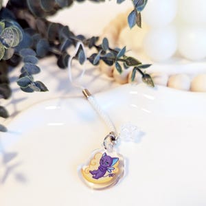 Cardcaptor Sakura Magical Kero Spinel Cloud Acrylic Phone Charm, Kero, Spinel, Magical Girl Anime Charm, Shojo Magical Charm