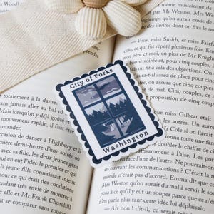 City of Forks sticker Twilight Kindle decoration vampire gift for reader Edward Cullen