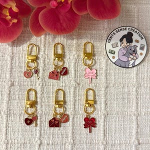 Bindhangers | Bindmiddelsleutelhanger en accessoires | Decoratie planner | Valentijnsdag-, sleutel-, slot-, hart- en XOXO-sleutelhangers