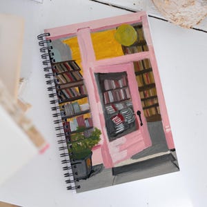 Reading Journal Book Planner Pink Cover Reading Log for Students Book Tracker Daily Planner Reading Notes Book Review Notebook Organizer