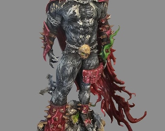 Statue de Spawn peinte à la main