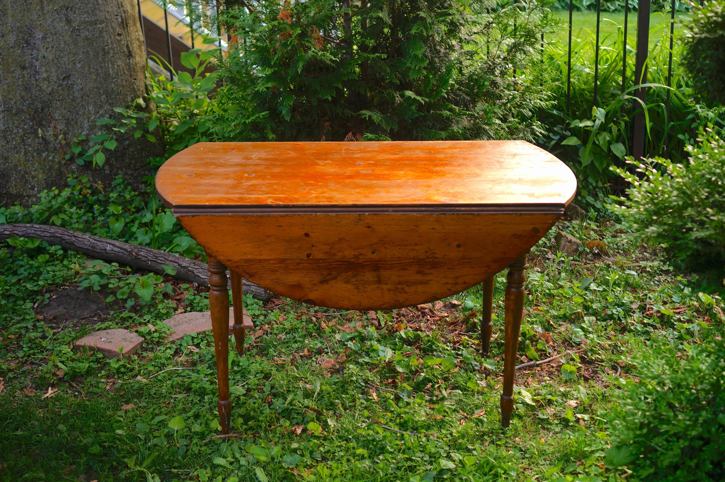 Antique Gate Leg Dining Table - Etsy