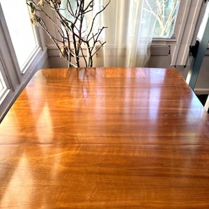 Dining Room Table by Drexel Pan Tempo Vintage Mid Century Modern Gorgeous Rectangular Hardwood  ~ Incredible!