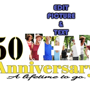 50th Anniversary | 50 Year Anniversary PNG | 50th Shirt Template | 50th Golden Year | 50th PNG | 50th Picture Shirt | Digital download